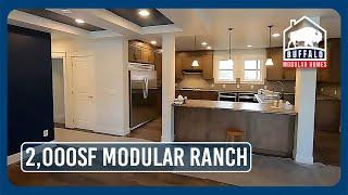 2000sf MODULAR Ranch FULL Walkthrough! 