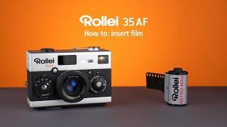 Rollei 35AF – How to load film