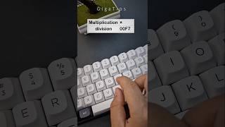 Multiplication and division symbols in Word | #word #asmr #keyboard