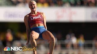 Katie Nageotte duels Sandi Morris as Americans finish 1-2 in Worlds pole vault | NBC Sports