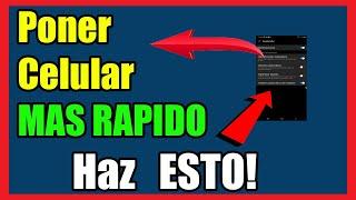 Como Hacer MAS RAPIDO Mi Celular Android I 3 Soluciones 2024