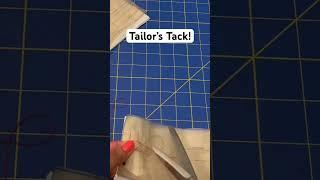 Tailor’s tack or marking pens? #tailoring #sewing #alterations #sewinghacks