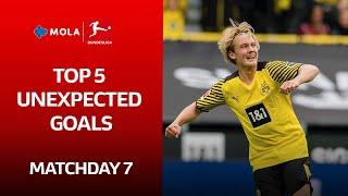 Bundesliga | Top 5 Most Unexpected Goals Matchday 7