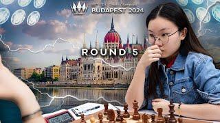 Si Miao Miao Ang PINAULANAN Ng Maraming Atake?? | FIDE World Chess Olympiad 2024 Women's Rd 5