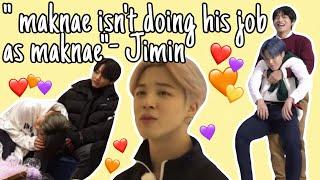 Jimin taking JK’s job to be a maknae : cuteness & sassiness overload