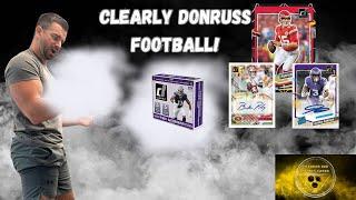 2023 Clearly Donruss Football Hobby Box Review! - Fun Product!