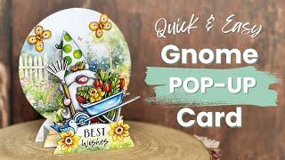 Create Your Own Magical Garden Gnome Pop Up Card!