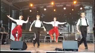 Ukrainian-Irish dance battle during Bennofest 2024 in Munich