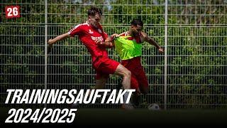 Schweißtreibender Trainingsauftakt auf dem Halberg ‍