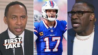 FIRST TAKE | "I was wrong about Josh Allen!" - Stephen A. claims Buffalo Bills will win Super Bowl