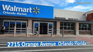 Shopping at Walmart on Orange Ave in Orlando Florida - SODO - Store 3162