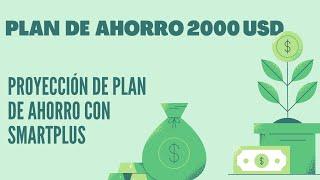 Proyección plan de ahorro 2000usd  2024