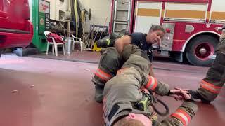 Feet First Firefighter Rescue Drag (High Heat)