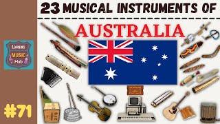 23 MUSICAL INSTRUMENTS OF AUSTRALIA | LESSON #71 |  LEARNING MUSIC HUB