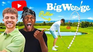 YOUTUBERS CONTROL OUR GOLF SHOTS! BIG WEDGE GOLF