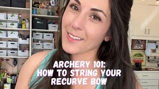 Freedomandfeathers - How to string your recurve bow (Traditional Archery)