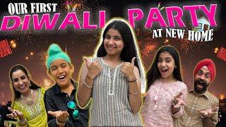 Our First Diwali Party At New Home | RS 1313 VLOGS | Ramneek Singh 1313