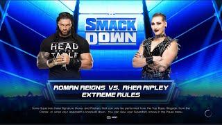 LIVE WWE I Roman Reigns  vs Rhea Ripley I WWE Smackdown Today Fight 43 #shorts