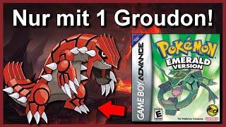 Kann man Pokemon Smaragd mit NUR einem GROUDON durchspielen? (+ So wenig Kämpfe wie möglich)