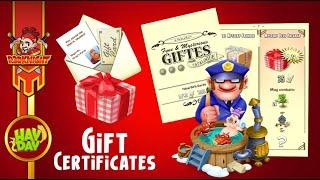 Hay Day - Gift Certificates