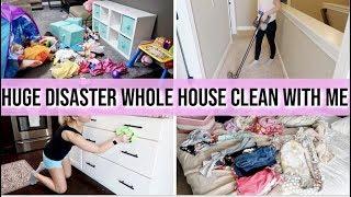 *HUGE COMPLETE DISASTER WHOLE HOUSE CLEAN WITH ME! | SUPER MESSY HOUSE | EXTREME CLEANING MOTIVATION