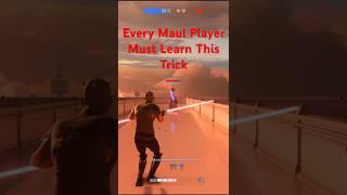 Every Maul Player Should Learn This Trick #starwars #battlefront2 #starwarsbattlefront2