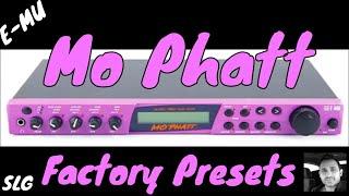 E-mu | Mo Phatt | Factory Presets Preview