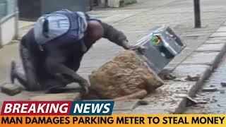 BREAKING NEWS: MAN TRIES TO STEAL FROM PARKING METER ON AYLESBURY HIGH STREET