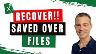 EASILY Recover a PREVIOUS VERSION of a SAVED OVER File in Excel 365