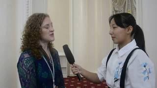 Special reportage .Megan Tetrick  Cultural Affairs officer at the USA Embassy inAstana