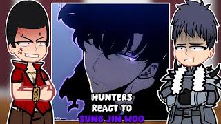 Hunters react to Sung Jin Woo | SEASON 2 | Solo Leveling | GACHA REACT