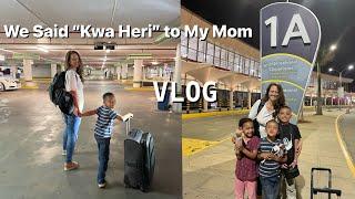 Mom is Heading Back to USA | Meru to Nairobi | JKIA | Kenya | Vlog