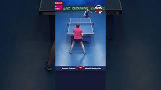 So interesting girls duel️ #shorts #WinCup #TableTennis