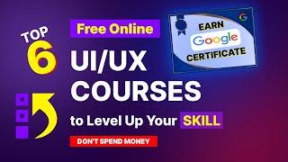 BEST UI/UX Design Courses with CERTIFICATE | Free Online Ui Ux Course @Figma