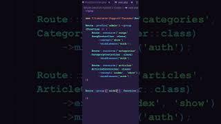 Refactoring Laravel Routes: Tips for Junior Developers #laravel #shorts
