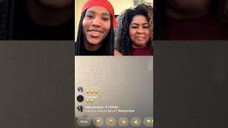 Person singing Hey Jessie (Jessie Theme Song) - Tiahranelson Instagram Live Talent Show