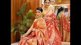 Pure Banarasi Sarees - Katan Handloom Weaves