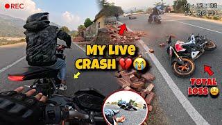 Bike crash shorts zx10r Sab Khatam Ho gya  //live cr@sh// Bike crash vlog today vlog