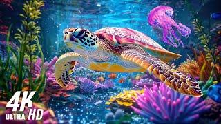 The Colors of the Ocean 4K ULTRA HD - The Best 4K Sea Animals for Relaxation & Calming Music