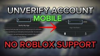 [NEW 2024 MOBILE] How to unverify account on roblox [NO SUPPORT]