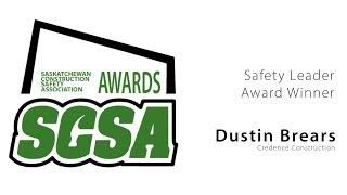 SCSA Safety Leader Award Winner Reaction - Dustin Brears, Credence Construction