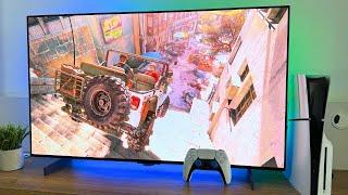 Uncharted 4 On LG OLED C4 42” (PS5 SLIM GAMEPLAY) | 144hz Gaming TV