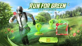 Run For Green - Pubg mobile & Bgmi New Event