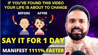 MAGIC WORDS To Manifest 1111% FASTER | Law of Attraction Secret