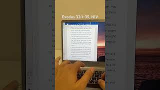 Exodus 32:1-35, NIV Bible Transcription_241129