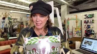 Painting Live with Kelly Girl UPcycled