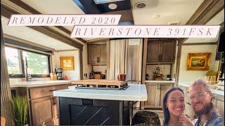 Riverstone 391fsk FULL RV TOUR | HUGE kitchen, Massive RV, LOTS of storage | BIG fifth wheel kitchen