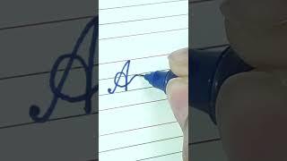 Aqsa - Beautiful name in Cursive writing | Cursive writing for beginners | #shorts