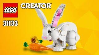 LEGO Creator | White Rabbit (31133)[258 pcs] Step-by-Step Building Instructions | Top Brick Builder