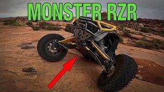 Custom RZR Breaks Steering